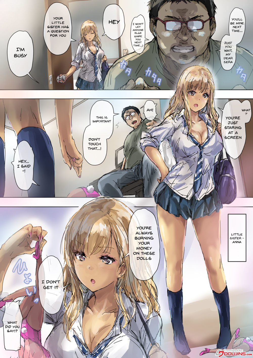 Hentai Manga Comic-A Cheeky Gyaru Schoolgirl Gets Reformed By Her Otaku Older Brother's Cock-Read-2